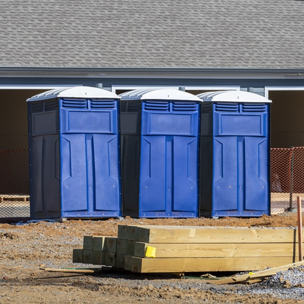 what is the maximum capacity for a single porta potty in East Bernstadt